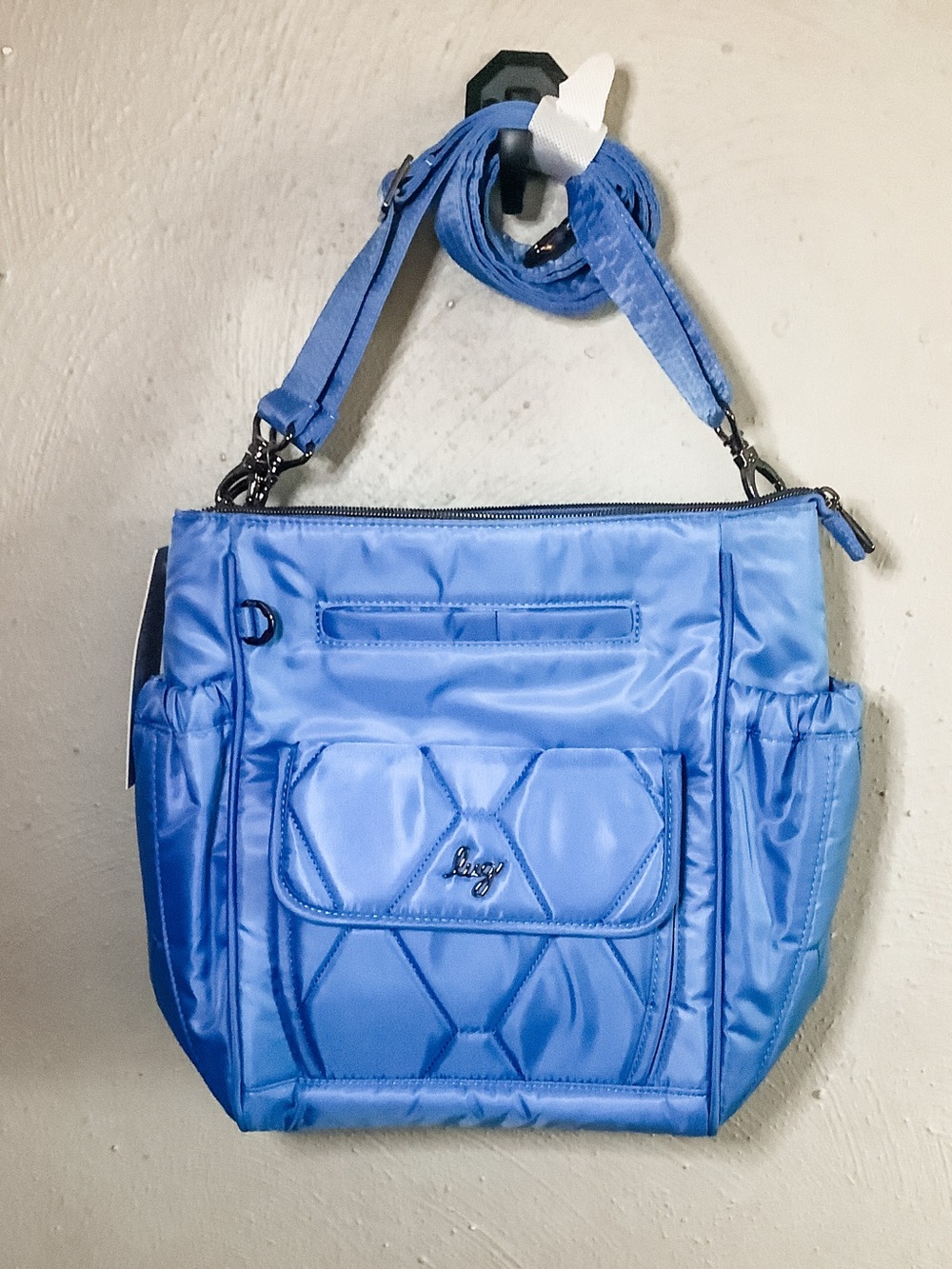 NWT Coastal Blue Lug Toss Convertible Crossbody Bag